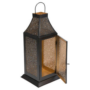 Portavelas de Metal Marroquí Hecho a Mano de Último Diseño, Farol para Decoración del Hogar y Jardín, Decoraciones Festivas de Navidad y Ramadán - Product Image 1
