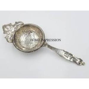 Hermoso y elegante diseñador, aspecto elegante, acabado de Color plateado, brillante, pulido, resistente, de té de colador Metal, suministros de utensilios de cocina - Product Image 5