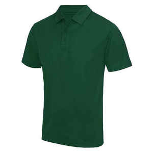 Polo à manches courtes personnalisé pour hommes T-shirt en coton imprimé de tissu tricoté extensible, respirant et confortable de grande taille - Product Image 1