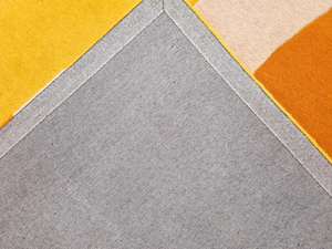 Alfombra de lana hecha a mano para sala de estar, dormitorio, estilo Kilim grueso con pila alta y patrón abstracto - Product Image 2