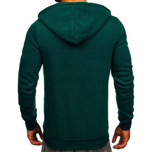 Vente en gros OEM sweats à capuche confortables pour hommes respirants sweats décontractés avec fermeture éclair et motif imprimé prix bon marché - Product Image 4