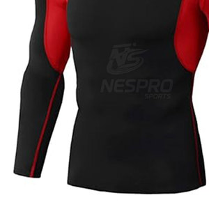 Compresión Mangas completas Sólido Casual Invierno Tallas grandes O-cuello Traje de alta calidad Diseño de logotipo personalizado Transpirable Rápido - Product Image 6