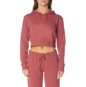 Sweat-shirt à capuche à manches longues pour femme, avec logo personnalisé brodé sur le devant, pour l'hiver - Product Image 5