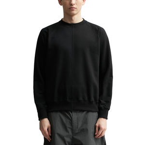 Printemps automne nouveau produit mode américaine sweat-shirt pour hommes 240g poids lourd polaire col rond couleur unie Style de base brodé - Product Image 3