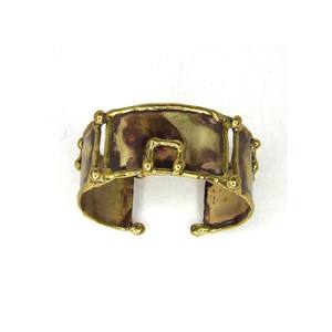 Bracelet d'hiver élégant du Danemark, juillet 2026, 20 mm, bijoux fantaisie coréens, bracelet manchette artistique pour femme, finition patine antique brillante - Product Image 4