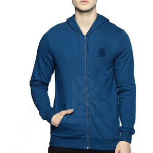 Meilleur prix 100% coton hommes sweats à capuche zippés en stock et bonne qualité pour la saison d'hiver - Product Image 1