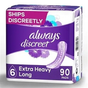 Toallas Absorbentes para Incontinencia Always Discreet, Absorbencia Extra Fuerte, Largo Extendido, 90 Unidades - Product Image 2
