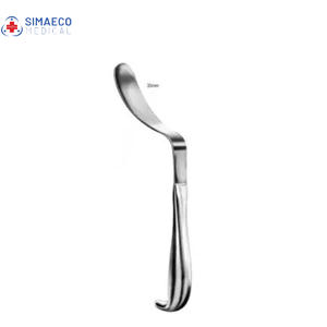 Retractor quirúrgico manual Kocher-Espátula de vejiga Instrumento esencial en procedimientos quirúrgicos - Product Image 1