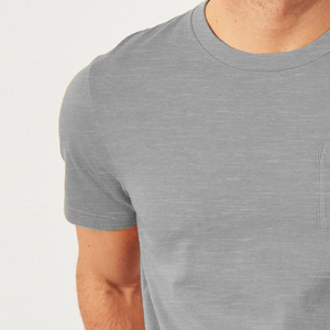 Alta calidad 100% algodón al por mayor llanura hombres camisetas Logotipo de impresión personalizada buena calidad camiseta para hombre - Product Image 5