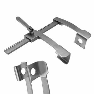 เครื่องมือผ่าตัดแบบกำหนดเอง Finochietto Rib Spreader ขนาดเล็ก แบบโค้ง ใบมีด 1-3/4"x1-3/4"  ขนาด 6 นิ้ว - Product Image 4