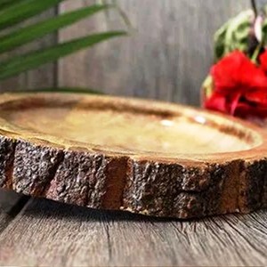 Eco Friendly Fruit Bowl Set of 3 Rustic Mango Wood Bowls with Bark Effect Food Contact Safe Home Decor - Product Image 6