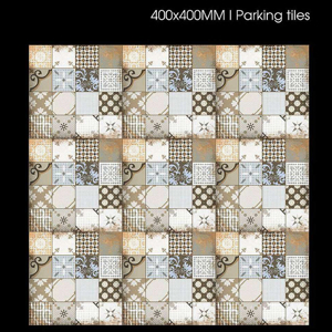 Baldosas de Porcelana Resistentes para Exteriores, 40x40 cm, 400x400 mm, 16x16 Pulgadas, Acabado Mate, para Estacionamiento, Entrada de Vehículos, Terraza - Product Image 1
