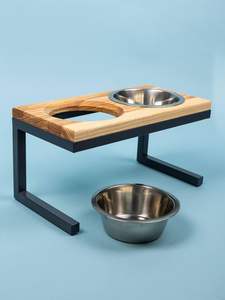 Luxury Mdf And Metal <b>Dog</b> Bowl With Detachable Stand Suitable For Stylish Modern Home Pet Dining Spaces - Product Image 6