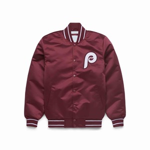 Fashion-Forward Satin Varsity Jacket Equipo personalizado y bordado de marca Envío global rápido - Product Image 4