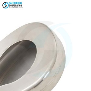 Couvercle de bassin de lit manuel en acier inoxydable Instrument creux Conception à dessus ouvert Certifié CE pour un nettoyage rapide et facile des salles d'hôpital - Product Image 6