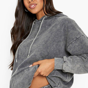 Conjunto Deportivo Vintage de Alta Calidad, Lavado Ácido Intenso, Talla Grande, de Algodón, con Técnicas de Pedrería, Transpirable - Product Image 3