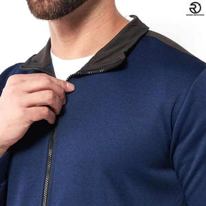 Survêtements de jogging à capuche zippé en polaire technique pour hommes Vêtements de course à pied imprimés avec logo personnalisé Survêtement de sport - Product Image 5