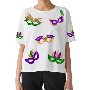 Tenues de mascarade en coton 100% tendance OEM T-shirts Boxy Fit pour femmes T-shirts personnalisés faits à la main en gros - Product Image 3