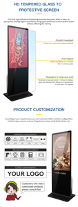 Màn Hình Quảng Cáo LCD 43 Inch Trong Nhà Đứng Trên Sàn Màn Hình Tương Tác Cảm Ứng Máy Quảng Cáo Kỹ Thuật Số Đứng Một Mình <span class=keywords><strong>Kiosk</strong></span> Quảng Cáo - Product Image 4