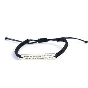 925 Sterling Silver Thread Plate <b>Bracelet</b> for Gift Occasions - Product Image 4