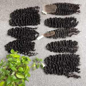 Pelo crudo Bermese rizado al por mayor Natural crudo vietnamita cabello humano de alta calidad - Product Image 3