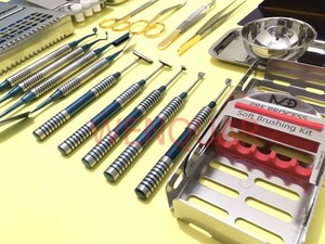 ชุดกล่อง PRF และเครื่องมือ GRF สำหรับงานทันตกรรมอุปกรณ์จัดฟันแบบแมนนวลชุดแปรงขนนุ่มทำจากสเตนเลสคุณภาพดี - Product Image 3