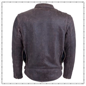 Chaqueta de moto de cuero para Mujer | Chaqueta de motorista aprobada por CE | Chaqueta de montar duradera para todas las estaciones - Product Image 4