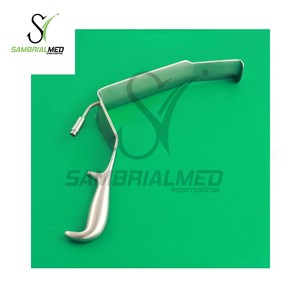 Retractor de fibra óptica pélvica profunda de acero inoxidable alemán de gran oferta, instrumentos de obstetricia y ginecología de 7 "x 2-1/2" - Product Image 4