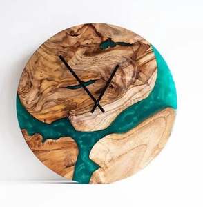 Top Selling New Design Natural Wood <b>Wall</b> <b>Clock</b> Customized Handmade Natural Cut Wood Home Decorative <b>Wall</b> <b>Clock</b> <b>for</b> <b>Sale</b> - Product Image 6