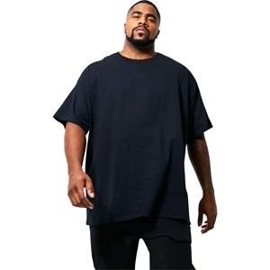 Vente en gros ODM T-shirt personnalisé 100% coton respirant à motifs col en O maillot ajusté long design décontracté avec tissu éponge - Product Image 1