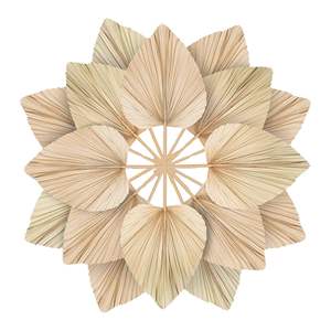 Arreglos Florales Naturales de Palma Tropical, Decoración para el Hogar, Decoración para Bodas, Jarrón, Abanicos de Hojas de Palma Secas Estilo Boho con Tallo - Product Image 4