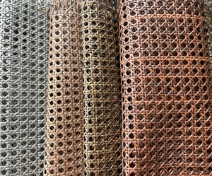 Rouleau de sangle en rotin fait à la main du Vietnam maille de canne naturelle pour les projets de restauration de meubles et de design d'intérieur - Product Image 1