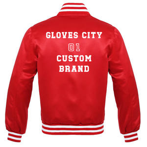 Chaqueta Universitaria Personalizable de Invierno para Hombre, Unisex, de Poliéster Satinado en la Parte Delantera, Transpirable, de Manga Larga, Estilo Urbano - Product Image 2