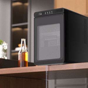 Machine à glaçons cubes avec fonction de réglage de l'heure des glaçons carrés et <span class=keywords><strong>trois</strong></span> cubes par cycle, parfaite pour la fabrication de cocktails - Product Image 2