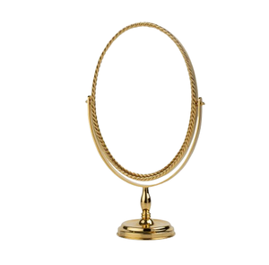 Espejo de mesa de lujo de alta calidad, espejo de escritorio decorativo dorado para sala de estar, dormitorio y decoración de tocador de cocina - Product Image 6