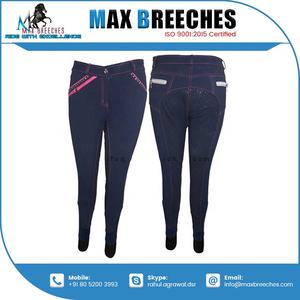 กางเกงขี่ม้าซิลิกอนสำหรับผู้หญิงเอวสูงแบบเต็มที่นั่งดีไซน์ใหม่ความต้องการสูงส่งออกอินเดียสำหรับการขี่ม้า - Product Image 2