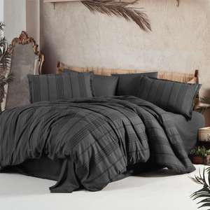 Juego de funda de edredón doble Aarakis V4 Smoke Classy - Product Image 1