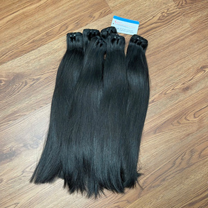 Meilleure vente cheveux vietnamiens bruts Extensions de cheveux humains couleur naturelle droite armure cheveux livraison directe - Product Image 6