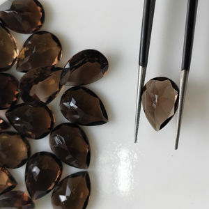 Cuarzo Rojo Natural 14x10MM Corte Pera Tamaño Personalizable 100% Color Natural Gema Suelta para Joyería Red Mountain Gems - Product Image 4