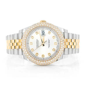 Reloj de Lujo con Incrustaciones de Diamantes VVS y Logotipo Personalizado, Estilo Hip Hop, Automático para Hombre, Precio de Fábrica al por Mayor, Pasa la Prueba de Autenticidad - Product Image 1