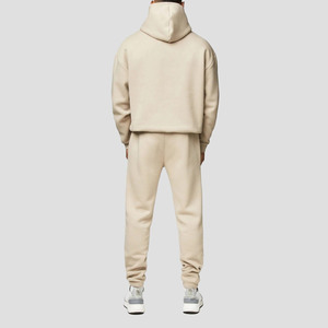 Ensemble de jogging OEM à étiquette privée, survêtement personnalisé avec logo, pantalon et sweat-shirt, ensemble de 2 pièces, survêtement vierge pour hommes - Product Image 5