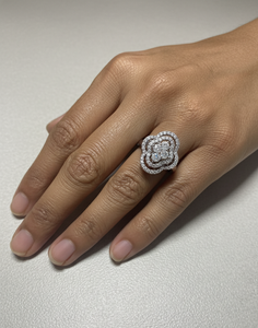 Anillos de Diamantes Redondos para Mujer, Diamantes Naturales y Cultivados en Laboratorio - Product Image 5