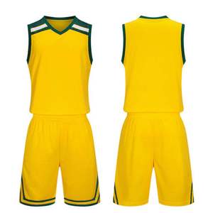 Uniforme de Baloncesto Transpirable de Alta Calidad, Diseños Personalizados, 100% Poliéster, Sin Mangas, Venta al Por Mayor - Product Image 1