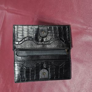 High Quality Handmade <b>Long</b> Genuine Leather <b>Wallet</b> with Nylon Lining Premium Quality Fashion Style Large Capacity Made Bangladesh - Product Image 3