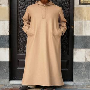 Vêtements islamiques de conception en gros pour hommes, Abaya marocaine, Thobe musulman, Thobe arabe, Jubba pour hommes, Vêtements islamiques pour hommes, Thobe - Product Image 1