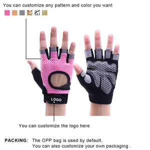 Gants de musculation respirants pour le sport et l'entraînement, demi-doigts, avec enveloppement du poignet, pour hommes et femmes - Product Image 3