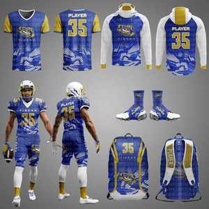 Séchage rapide meilleure qualité conception personnalisée impression par sublimation football américain affaire paquet uniforme 2025 - Product Image 4