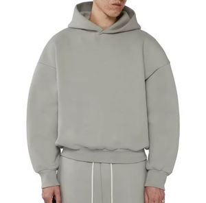 Custom Print 100%Cotton Plain <b>Men's</b> Hoodie Heavyweight Cropped Boxy Hoodie for <b>Men</b> Oversized <b>Crop</b> <b>Top</b> <b>Men's</b> Hoodies Sweatshirt - Product Image 4