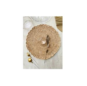 American Style Round Shape Handmade Rattan <b>Coaster</b> in <b>Table</b> <b>Coaster</b> for Dinner Home Decor Accessories - Product Image 1