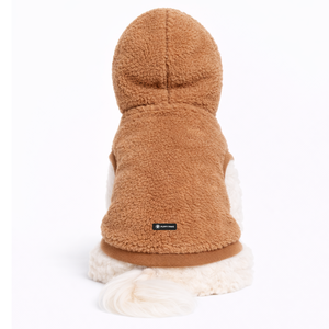 Teddy Sherpa Dog Hoodie Jacket Cozy Plush Winter Pet Coat Warm <b>Fleece</b> Vest For Small Medium Large Dogs - Product Image 2